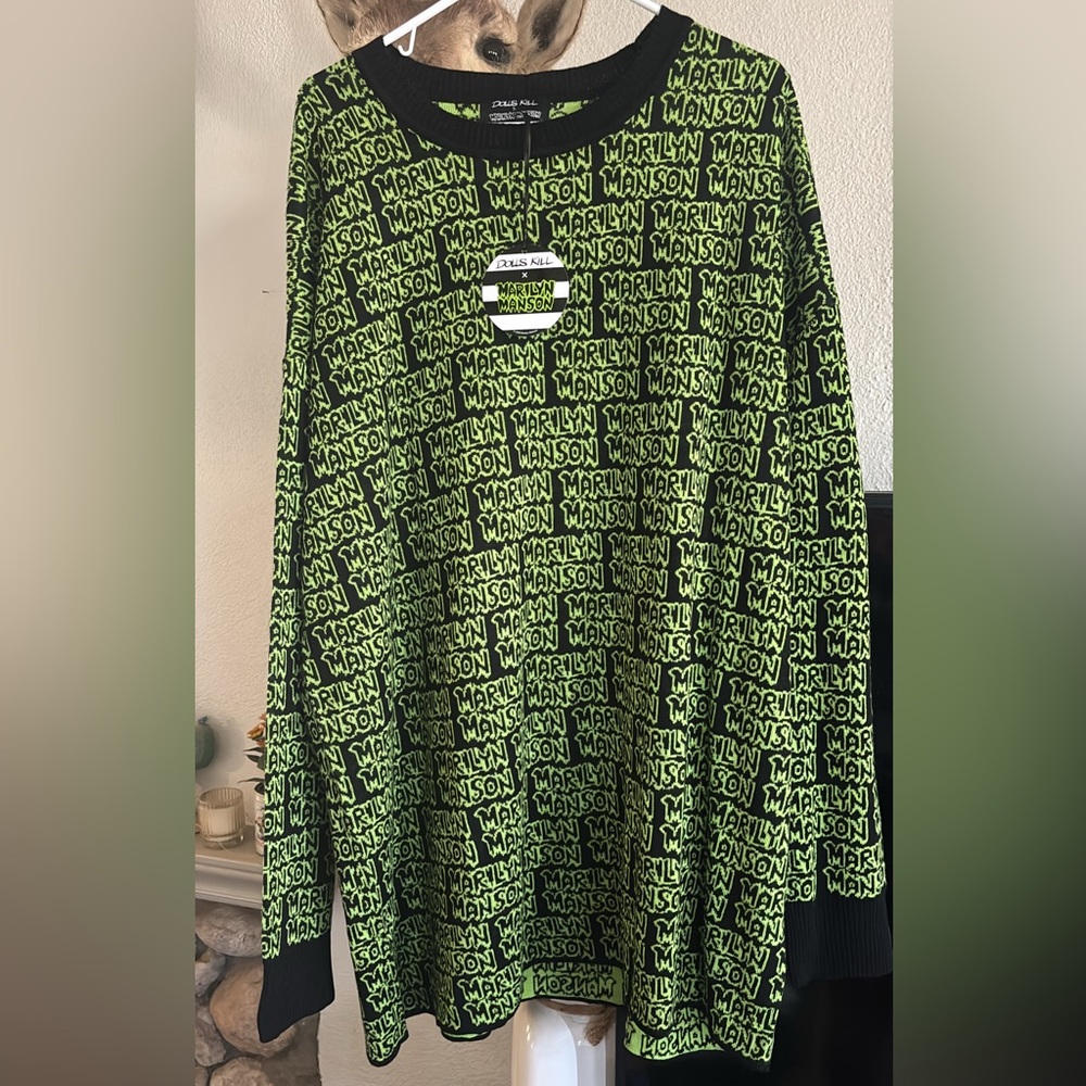 Marilyn Manson dolls kill sweater